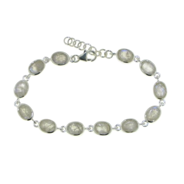 Rainbow Moonstone Bracelet model B5-029